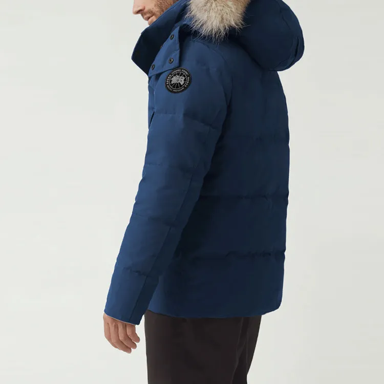 Canada Goose Wyndham Series Down Jacket Men's Blue-4