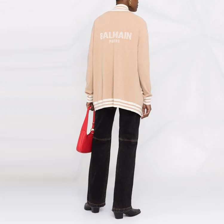 BALMAIN FW21 Loose Fit Knitwear Women's Pink-2