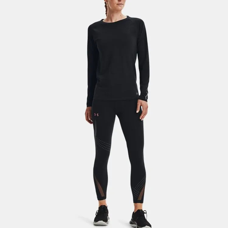 Under Armour Raglan Sleeve T Shirt Women's Black-3