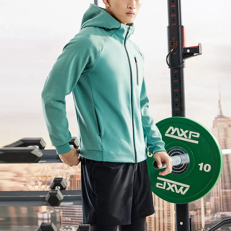 Anta Variety Training Collection Jacket Men's Labyrinth Green-6