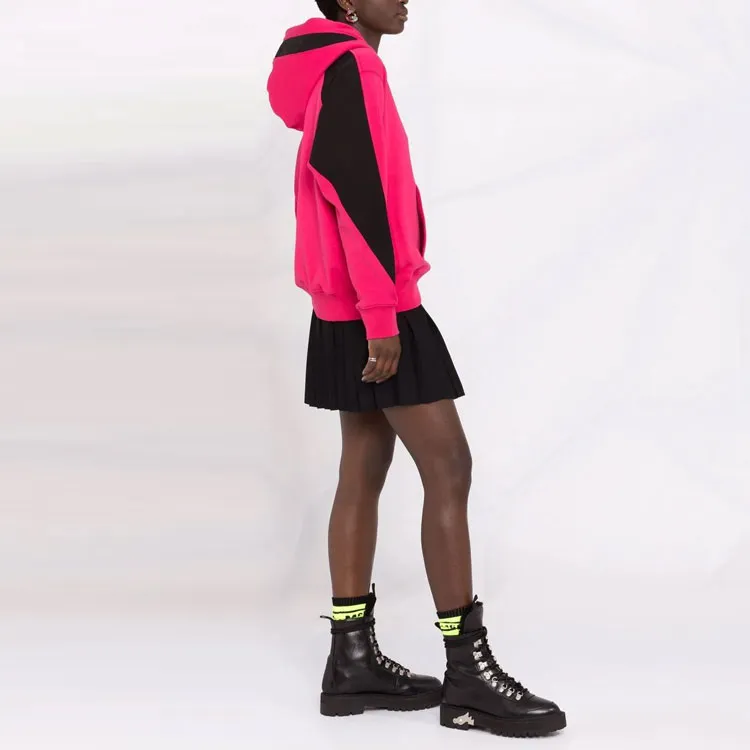 Moncler Inlay Hoodie Sweatshirt 'Pink'-3