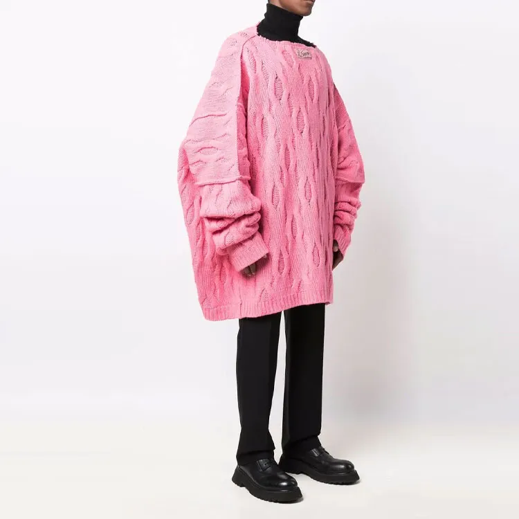 RAF SIMONS Sweaters Unisex Pink-3