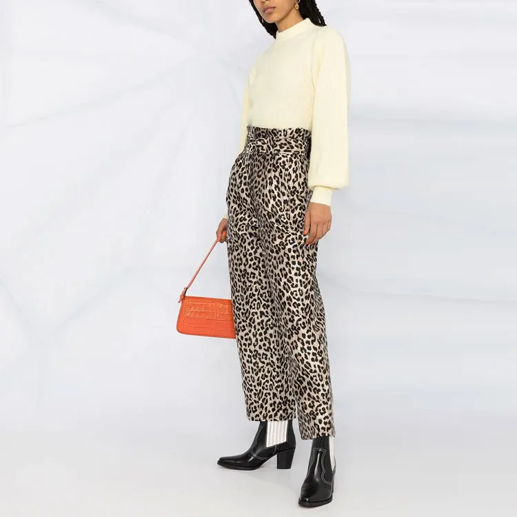 GANNI FW21 Loose Fit Sweater Women's Yellow-3