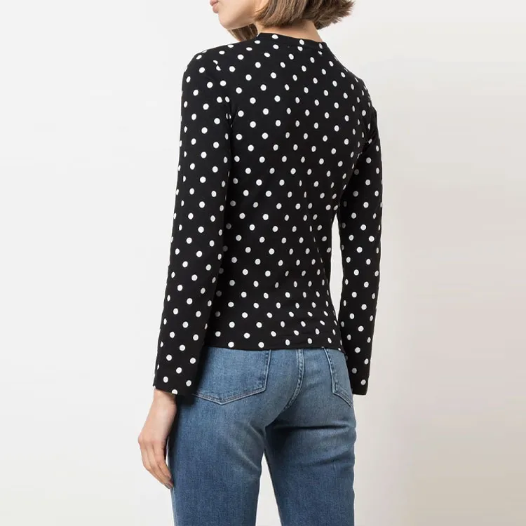 CDG Play T Shirts Women's Black-4