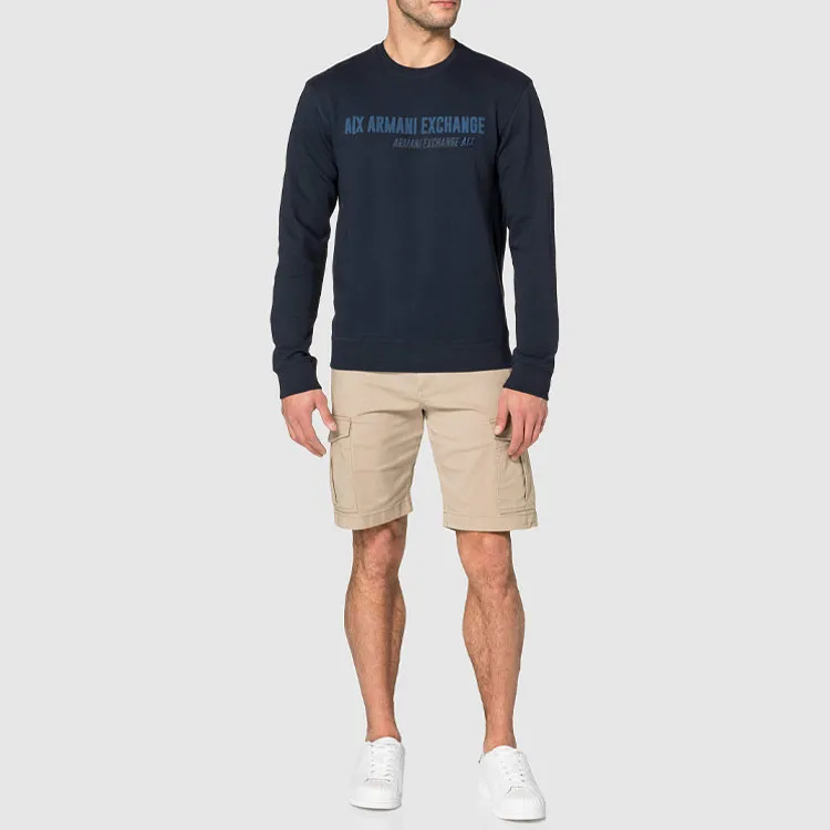 ARMANI EXCHANGE Sweatshirts Men Blue Gray-4