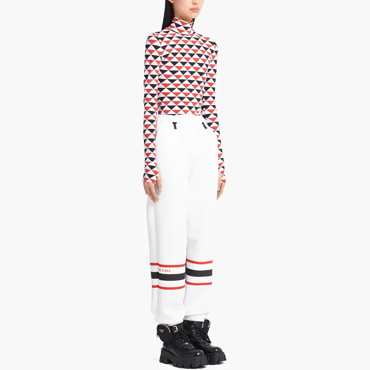 PRADA SS22 Casual Pants Women's White-3