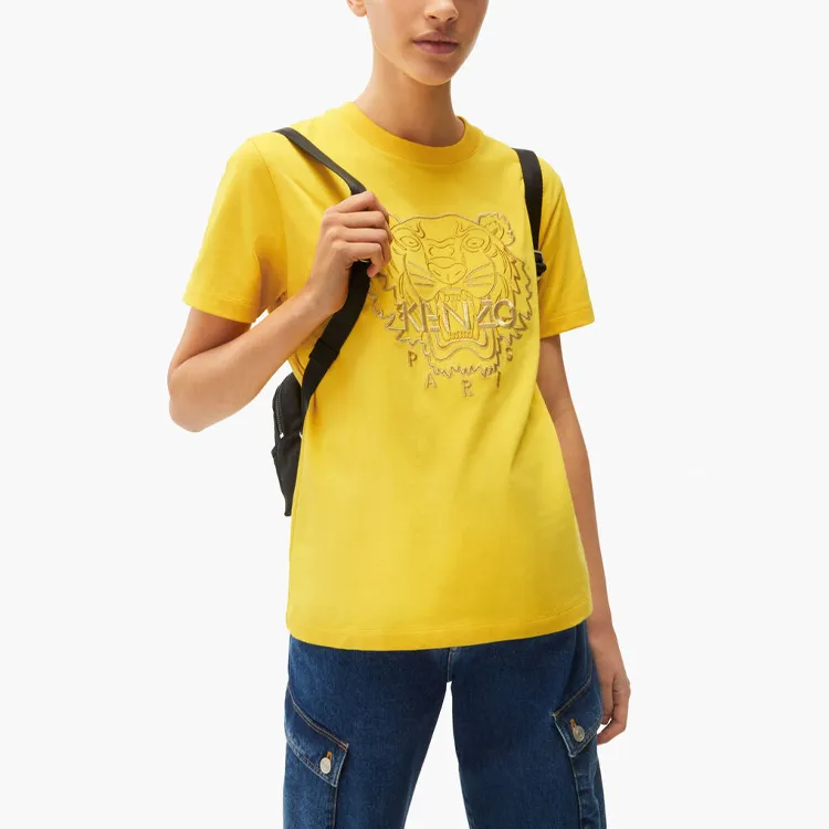 KENZO T-Shirts Women's Gold-4