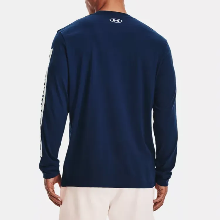 Under Armour T Shirt Men's Collegiate Blue-4