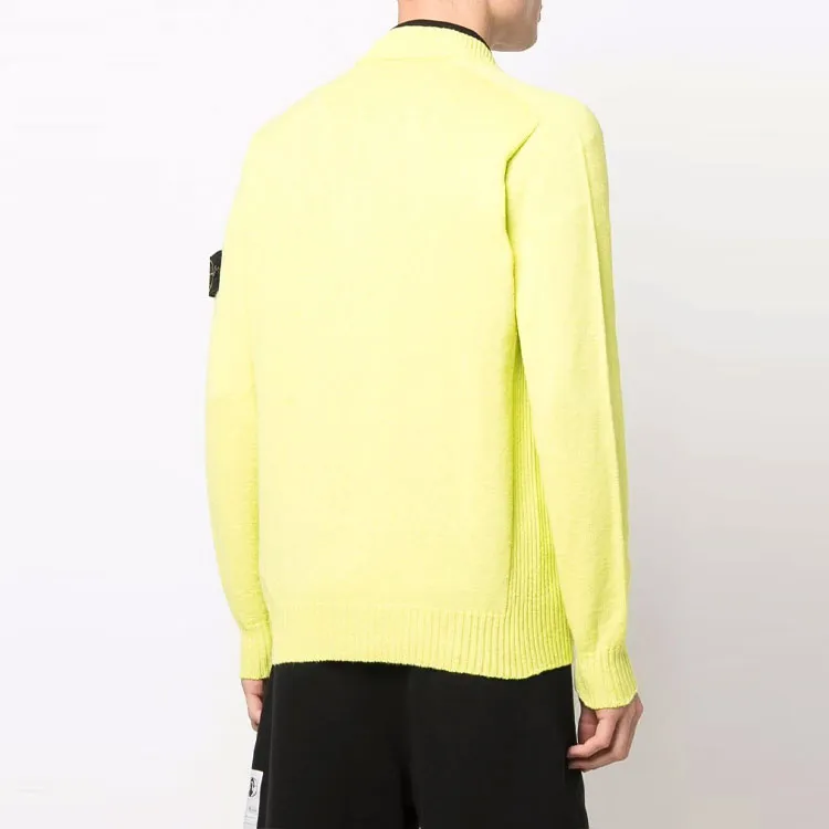 STONE ISLAND SS22 Fitted Knitwear Men's Yellow-2