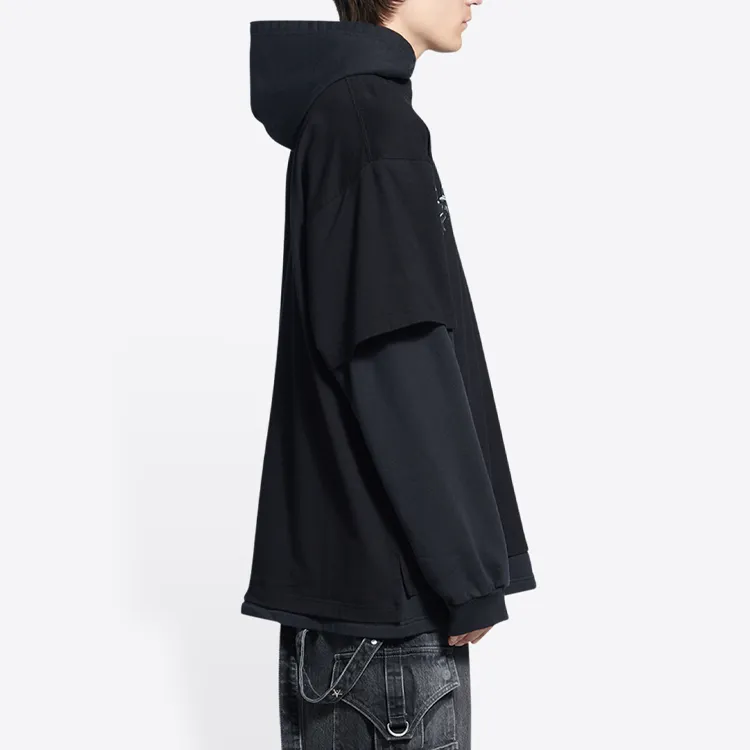 Balenciaga SS22 T Shirt Loose Fit Style Men's Black-5