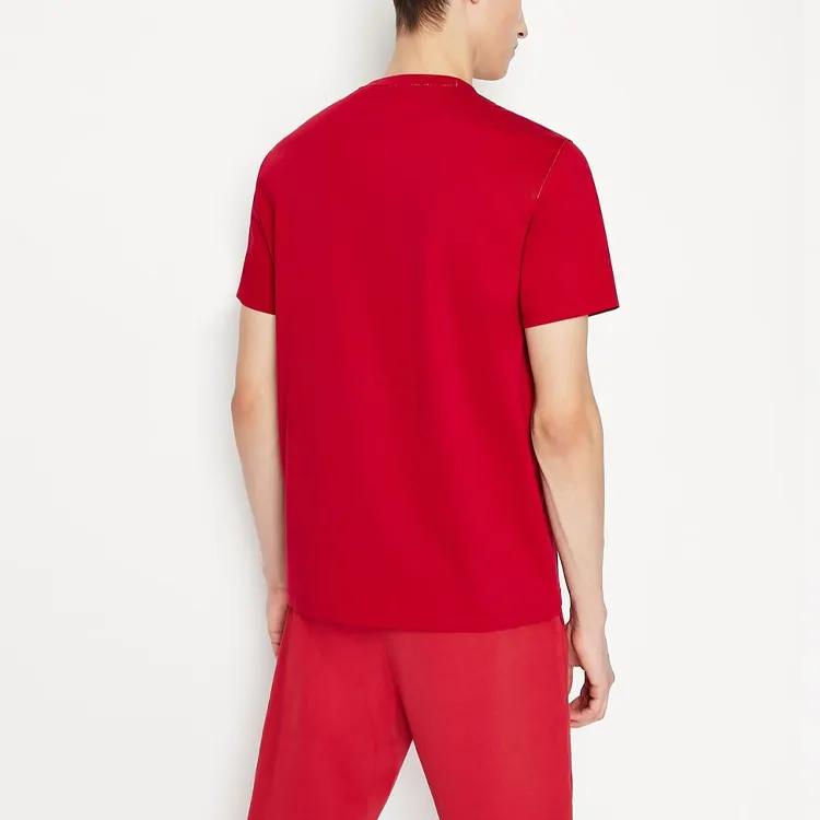 ARMANI EXCHANGE T Shirts Men Red-2