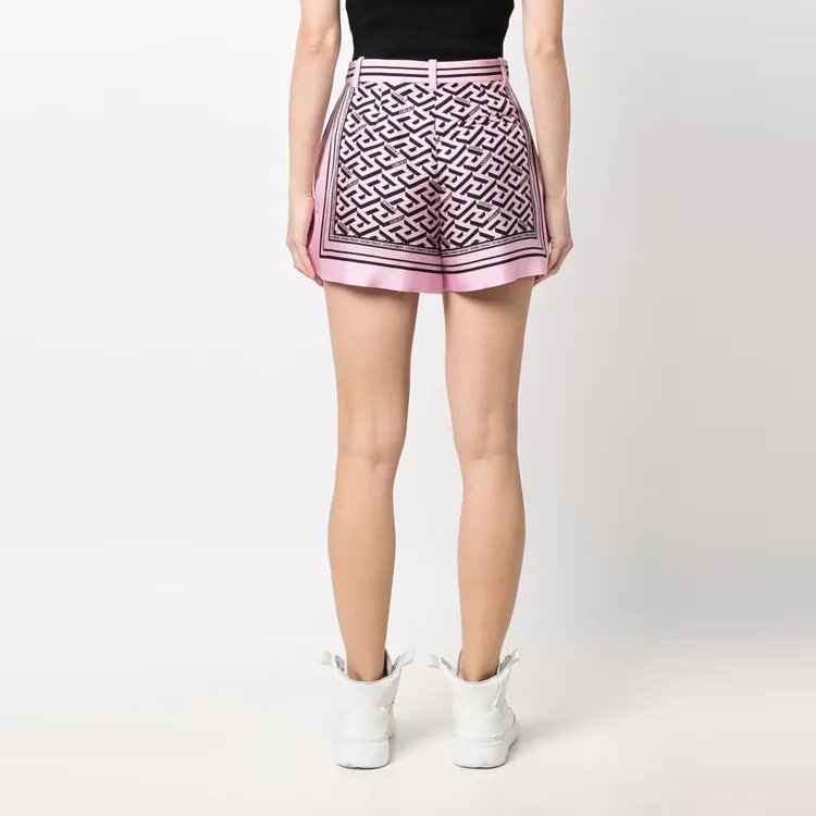 VERSACE Casual Shorts Women's Pink-3