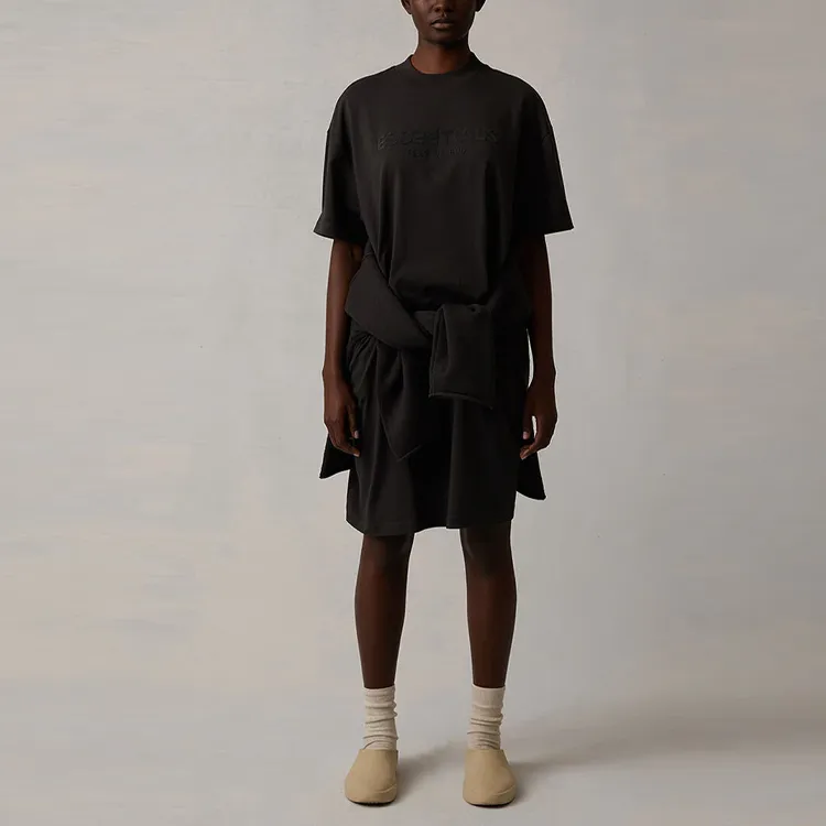 Fear Of God Essentials SS22 Short Sleeved Dress Women's Black Iron-1