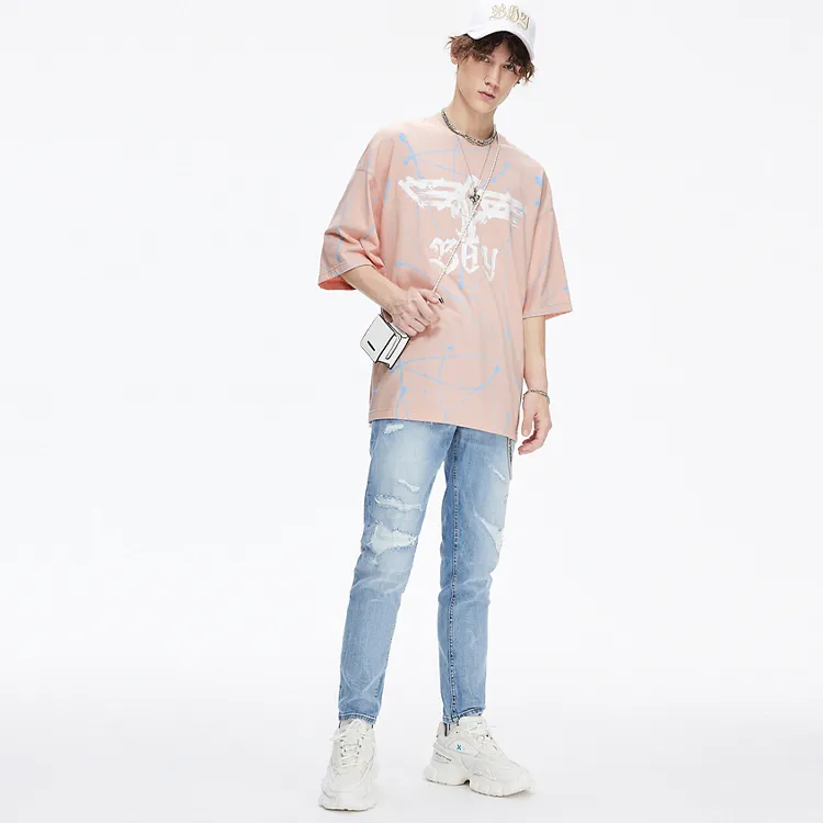 Boy London Heavyweight T Shirt Unisex Pink-2