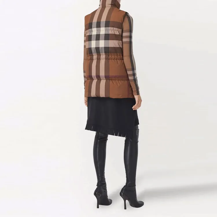Burberry Vest 'Dark Birch Brown Check'-4