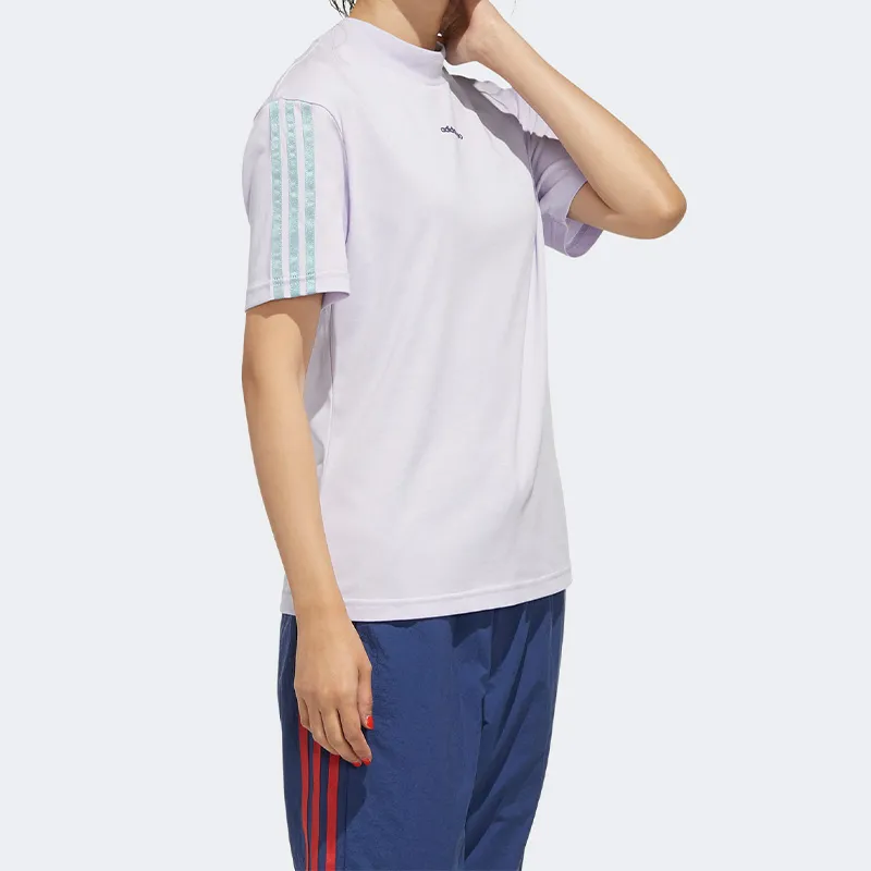 Adidas Neo T Shirt Women's Light Purple-5
