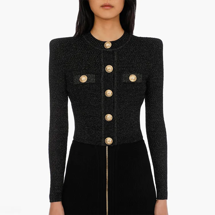BALMAIN SS21 Knitwear Women's Black-4