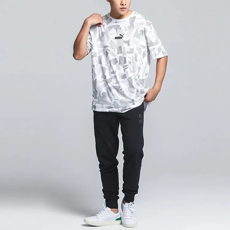 PUMA T Shirts Men White-2