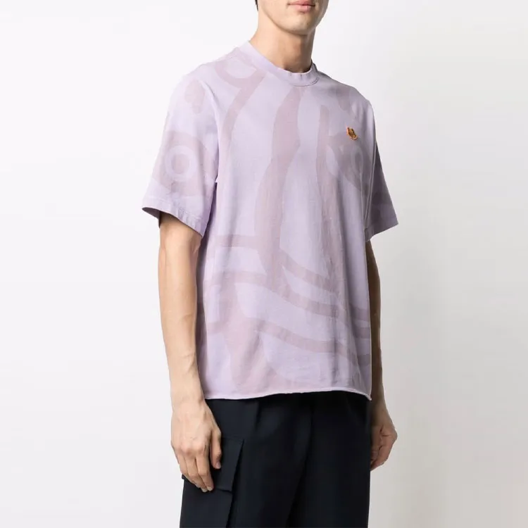 KENZO T Shirts Men Light Purple-4
