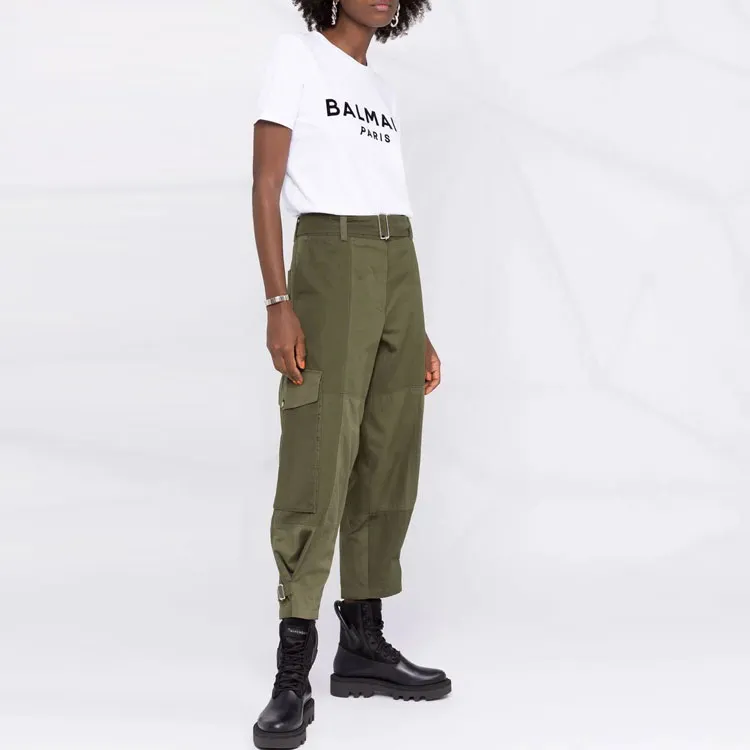 BALMAIN T Shirts Women's White-3