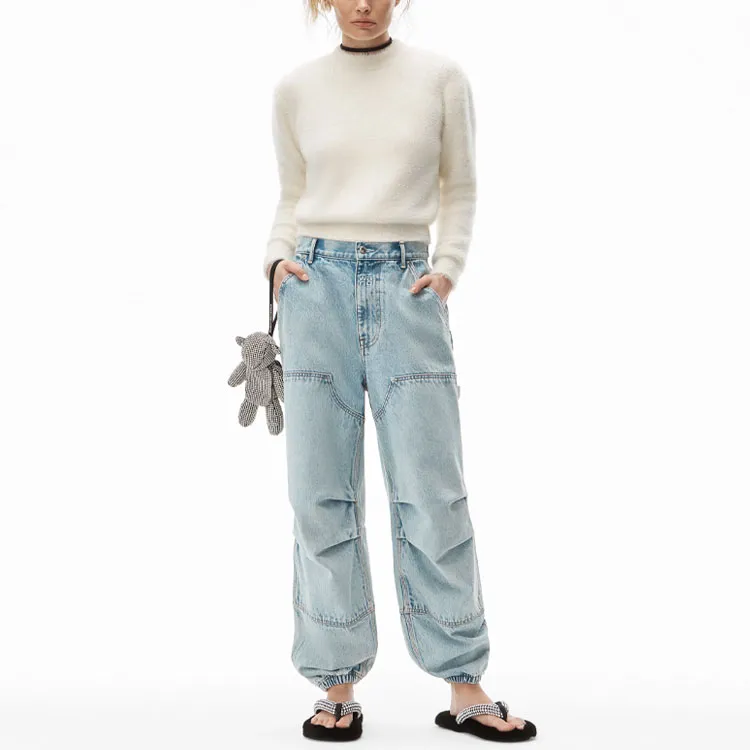 Alexander Wang FW21 Slim Fit Sweater Women's White-1
