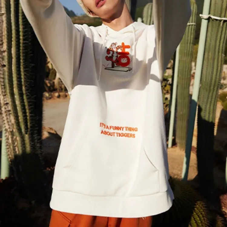 LiNing x Disney Sweatshirt Unisex Couple's White-2