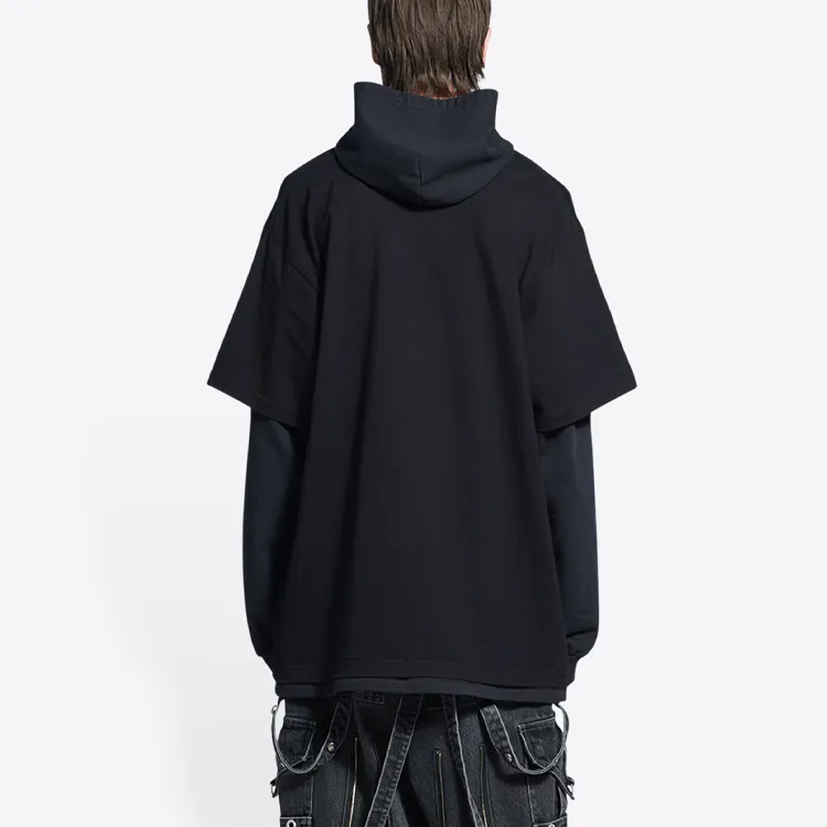 Balenciaga SS22 T Shirt Loose Fit Style Men's Black-3