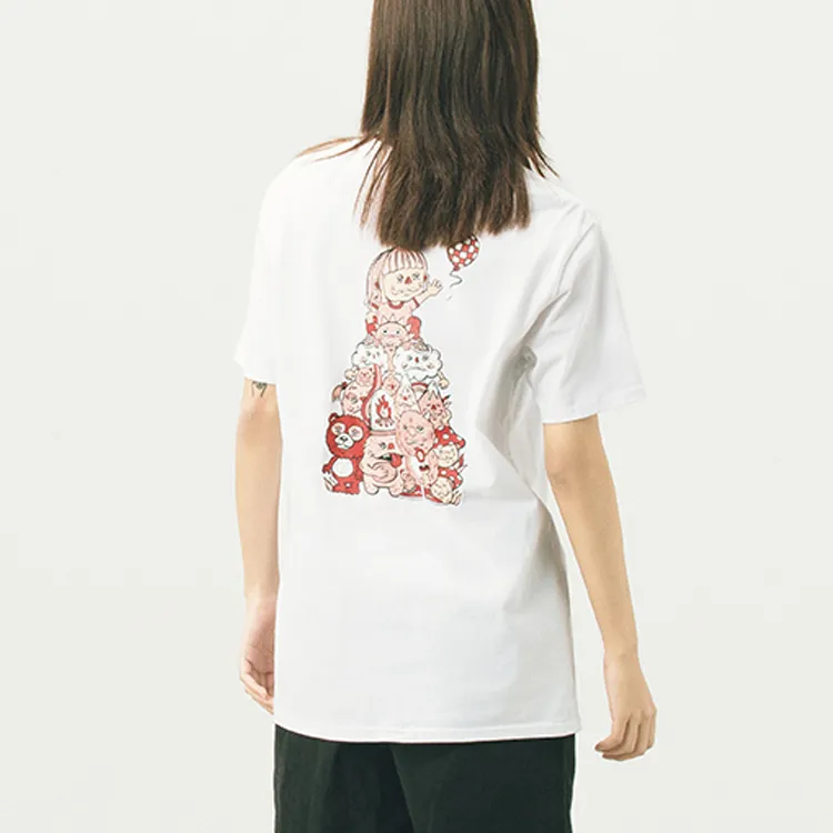 Vans x MOONCASKET Drop Shoulder Sleeve T Shirt Women's White-2