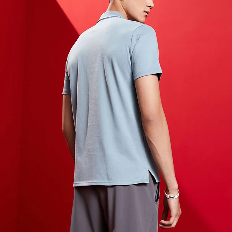 ANTA Variety Training Collection Polo Shirts Unisex Wall Gray-5