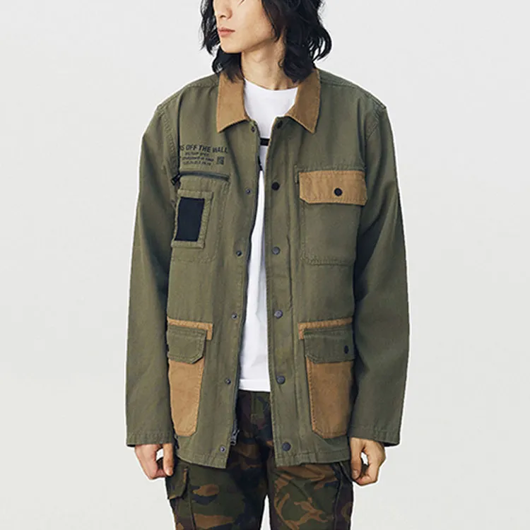 Vans Jackets Men Army Green-4
