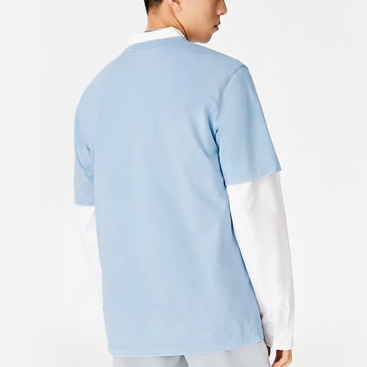 LiNing China Color Collection T Shirt Men's Mist Blue-4