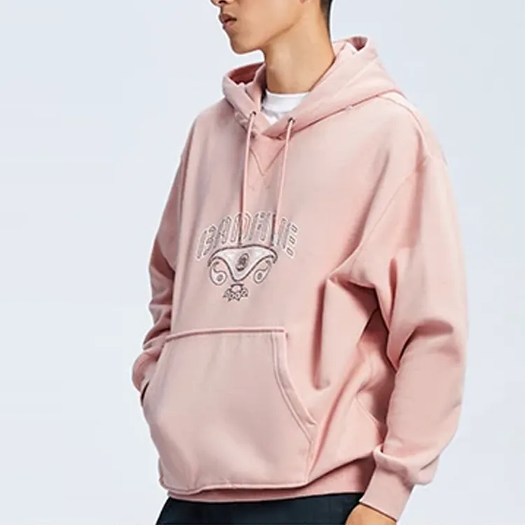 LiNing Sweatshirt Winter Unisex Misty Rose Pink-4