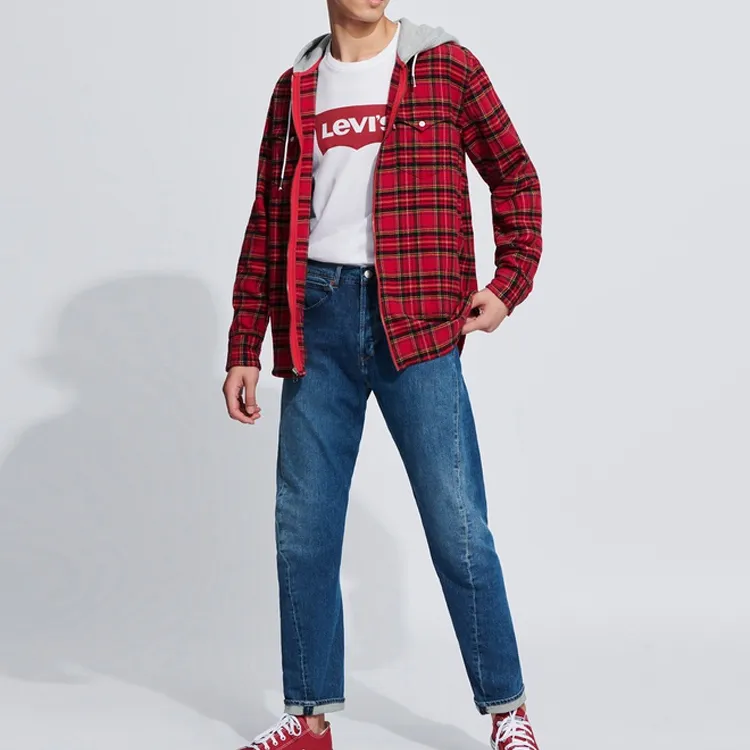 Levis T Shirts Men White-4