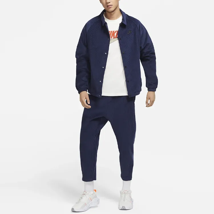 Nike Jackets Men Dark Navy Blue-2