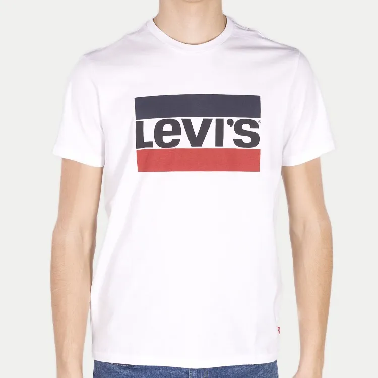 Levis Straight T-Shirt Men's White-2