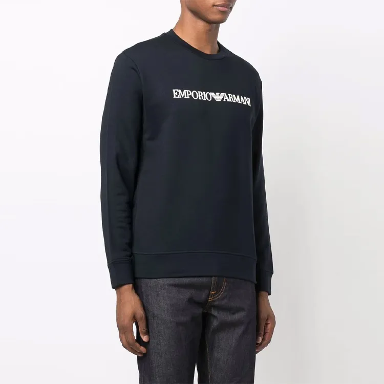 EMPORIO ARMANI Modal blend Sweatshirt With Logo Print-5