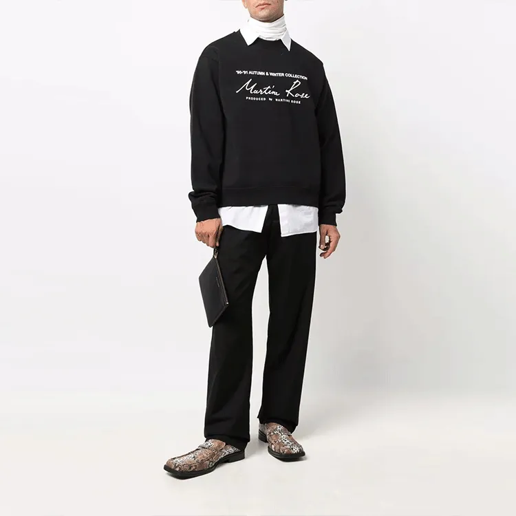 Martine Rose Logo Printed Crewneck Sweatshirt-1