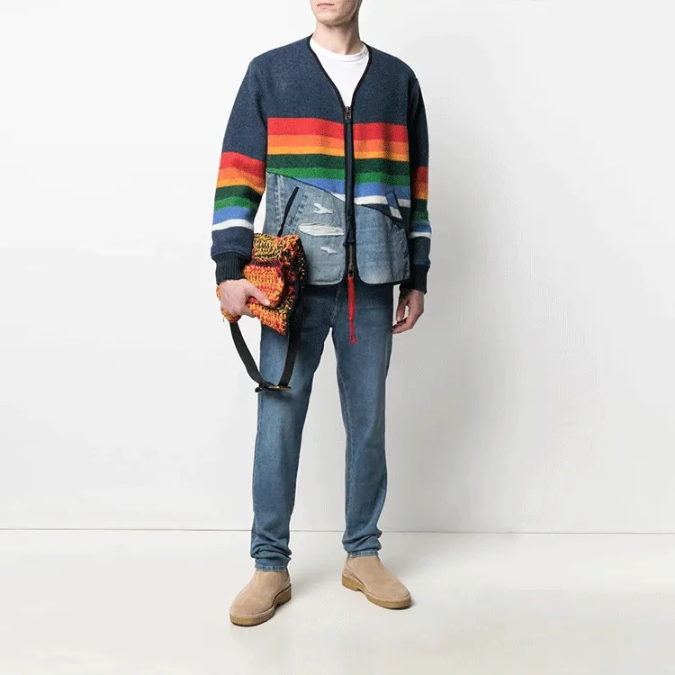 GREG LAUREN Jackets Men Blue-1