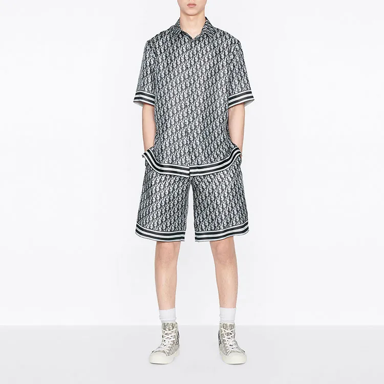 DIOR Quarterly New Products Casual Shorts Men Black-4
