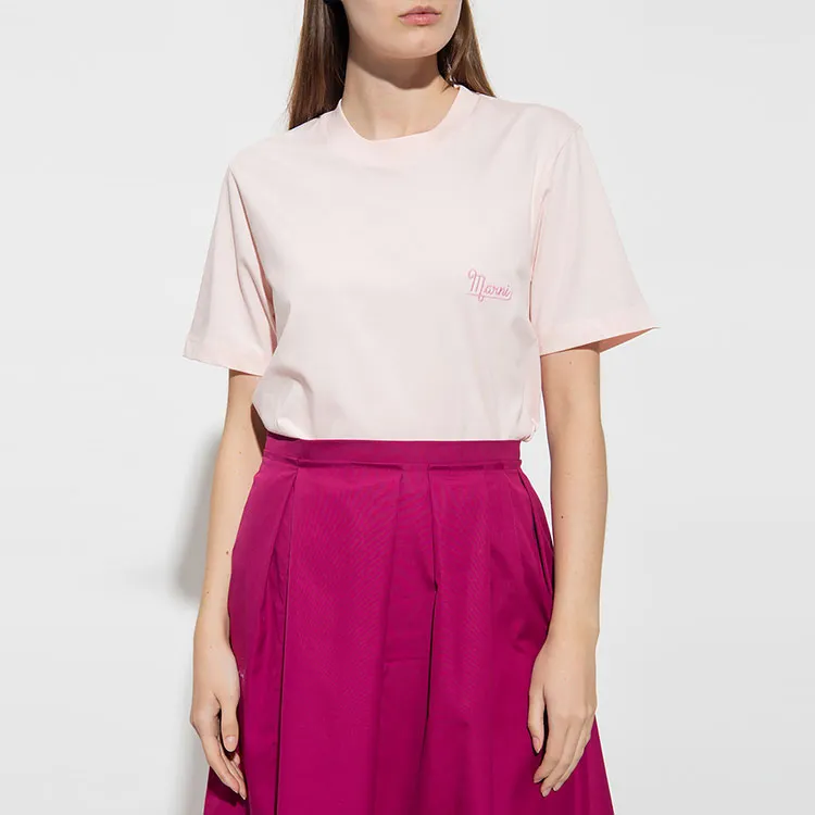 MARNI Basic T Shirts 3 Pack 'Green/Blue/Pink'-7