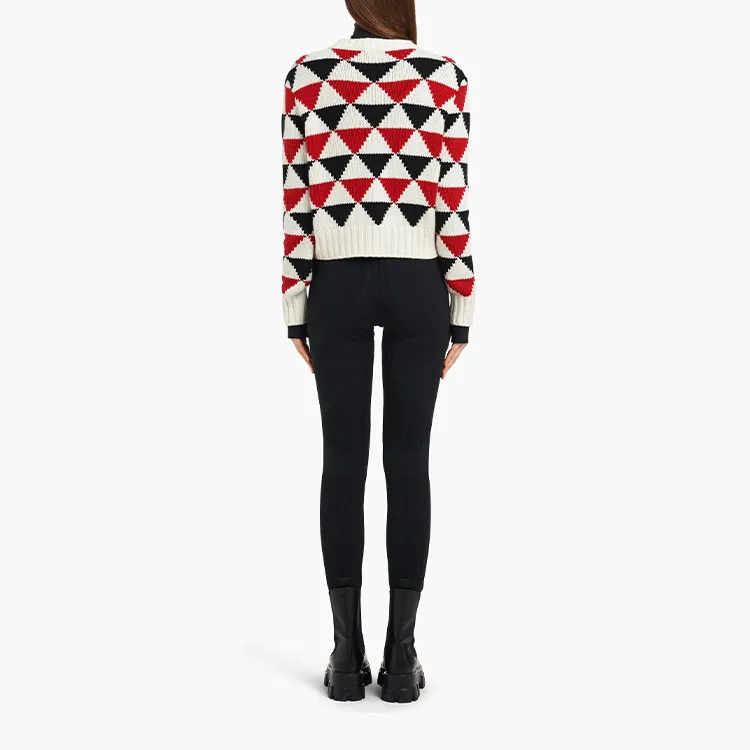 PRADA Cashmere Sweaters Women's Red-2