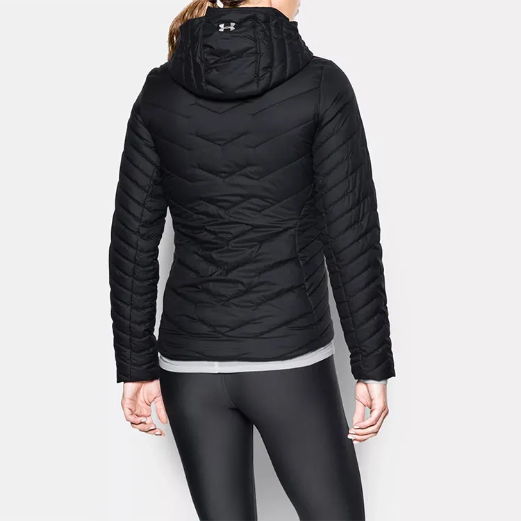 Under Armour Puffer Jacket Coat Women's Black-2