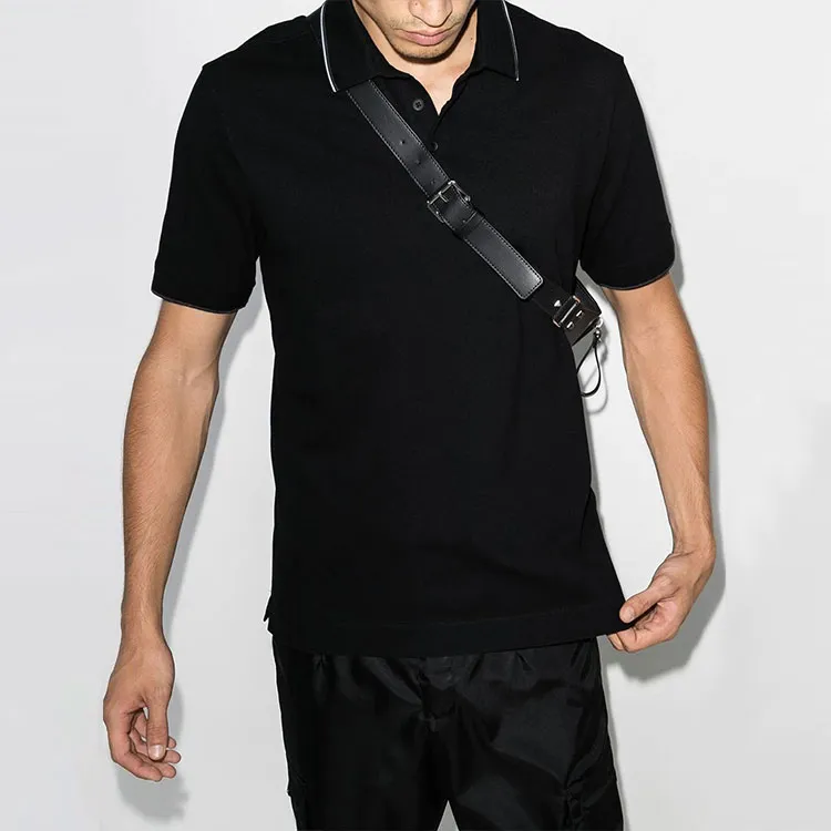 Ermenegildo Zegna Polo Shirts Men Black-1