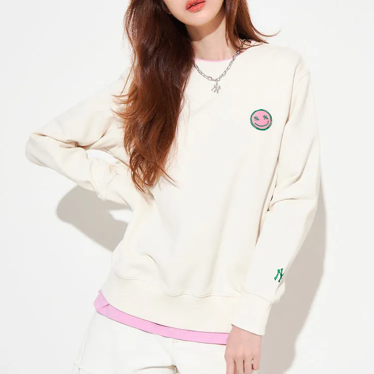 MLB Sweatshirts Unisex Cream-3
