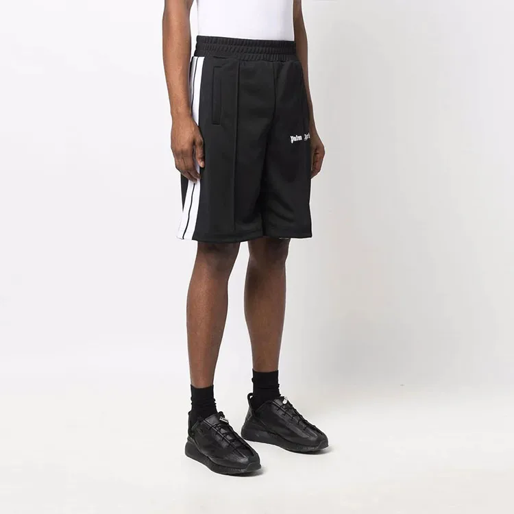 PALM ANGELS Logo Print Track Shorts-3
