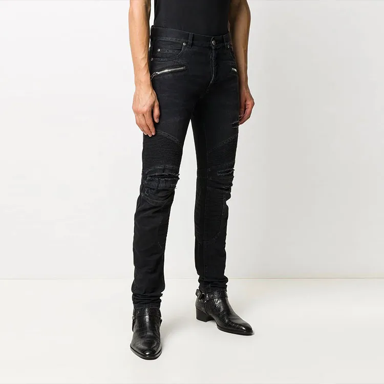 BALMAIN Jeans Men Black-3