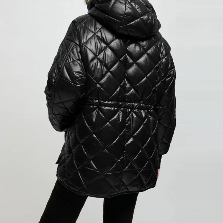 Maje SS22 Puffer Jacket Women's Black-3