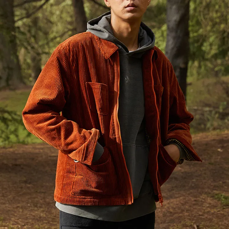 Converse Jackets Unisex Fir Wood Red Brown-3