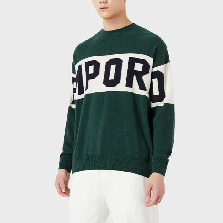 EMPORIO ARMANI Cashmere Sweaters Men Green-2