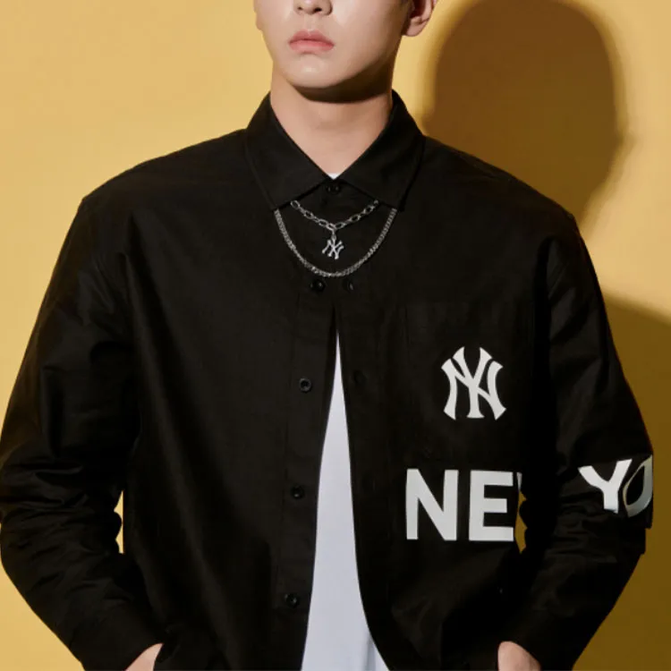 MLB Base Logo Shirts Unisex Black-3
